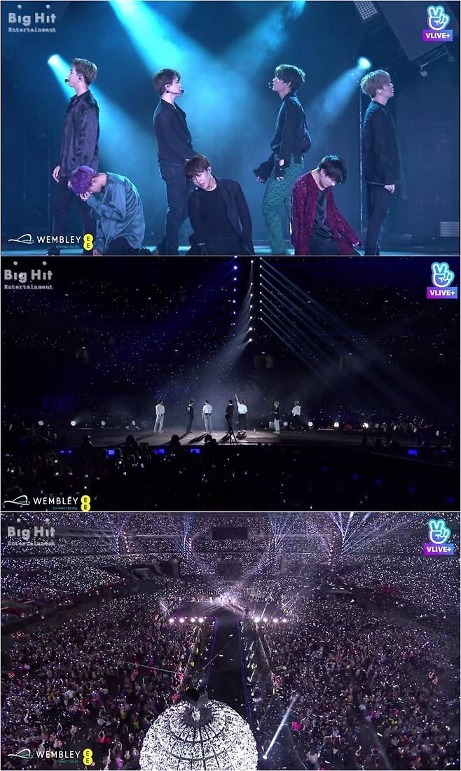 방탄소년단 영국 웸블리 공연