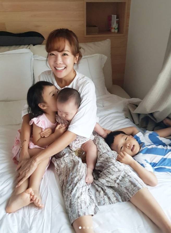 백종원♥소유진, 삼남매와 가족 사진 "애들 어릴 때 생각나" [스타IN★]