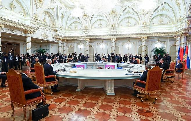 CSTO 정상회의 모습 [타스=연합뉴스 자료사진]