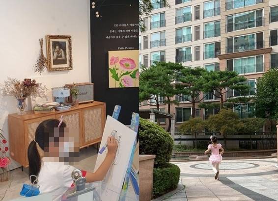 ▲ 한혜진이 공개한 딸 시온 양. 출처| 한혜진 인스타그램