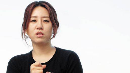 2020년 2월 18일, 당시 미래통합당에 합류한 청년 정당 ‘브랜드뉴파티’ 조성은 대표가 여의도 자신의 사무실에서 본지와 인터뷰하고 있다./이태경기자
