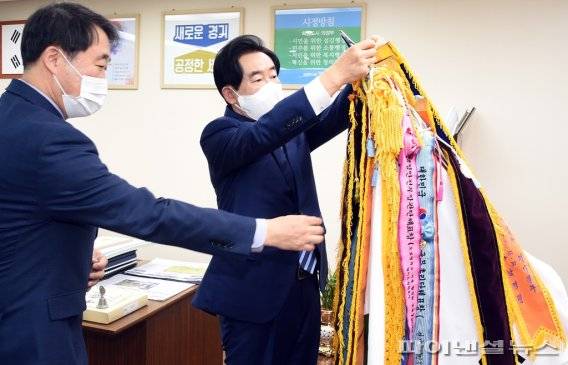 의정부시 아름다운 소하천 공모전 행안부장관상 기관표창. 사진제공=의정부시