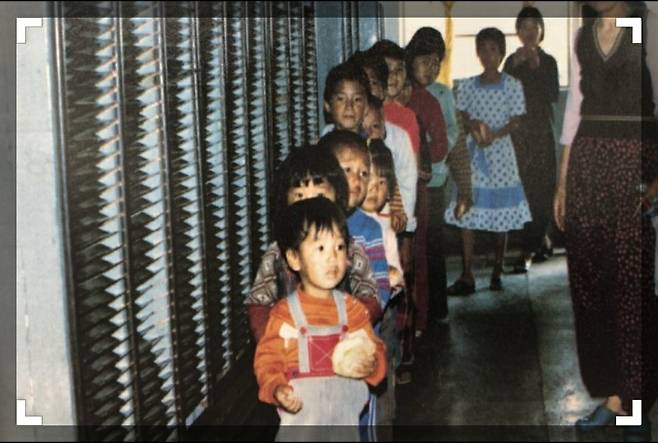 형제복지원 아동소대의 모습. 형제복지원 서울경기피해자협의회 제공.