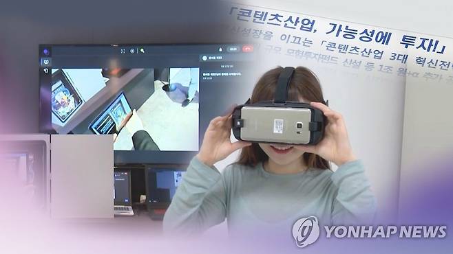 콘텐츠 산업 육성(CG) [연합뉴스TV 제공]