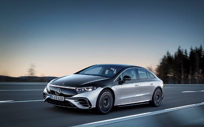 메르세데스벤츠의 전기자동차 ‘더 뉴 EQS’. (사진=메르세데스벤츠)