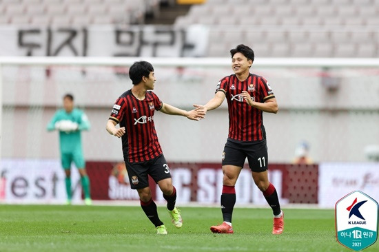 FC서울이 드디어 승리와 함께 최하위 탈출에 성공했다. 사진=한국프로축구연맹 제공