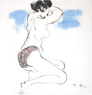 이숙자의 누드 드로잉.