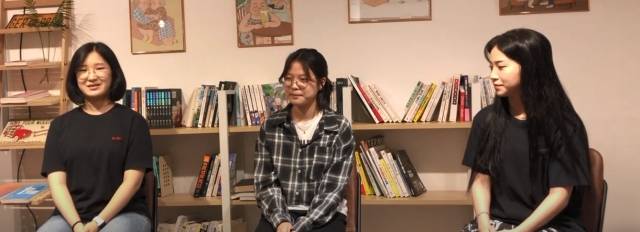 기윤실이 주최한 '코로나19와 한국교회, MZ세대가 말하다-청소년 편'에 패널로 출연한 윤하진양, 김단양, 서예나양. 유튜브 캡쳐