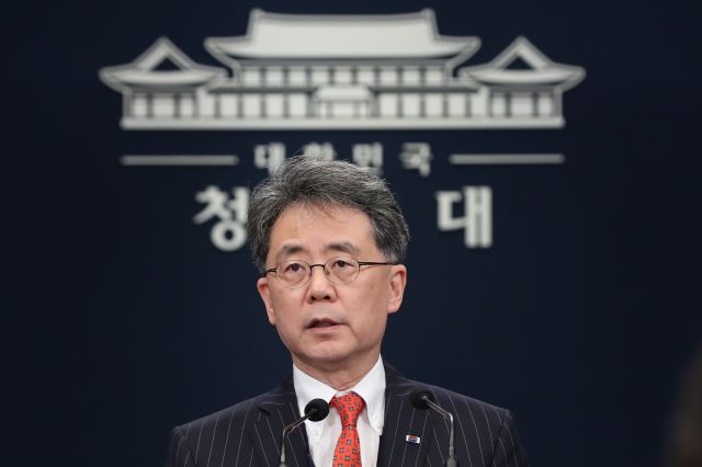 김현종 대통령 외교안보특별보좌관. 연합