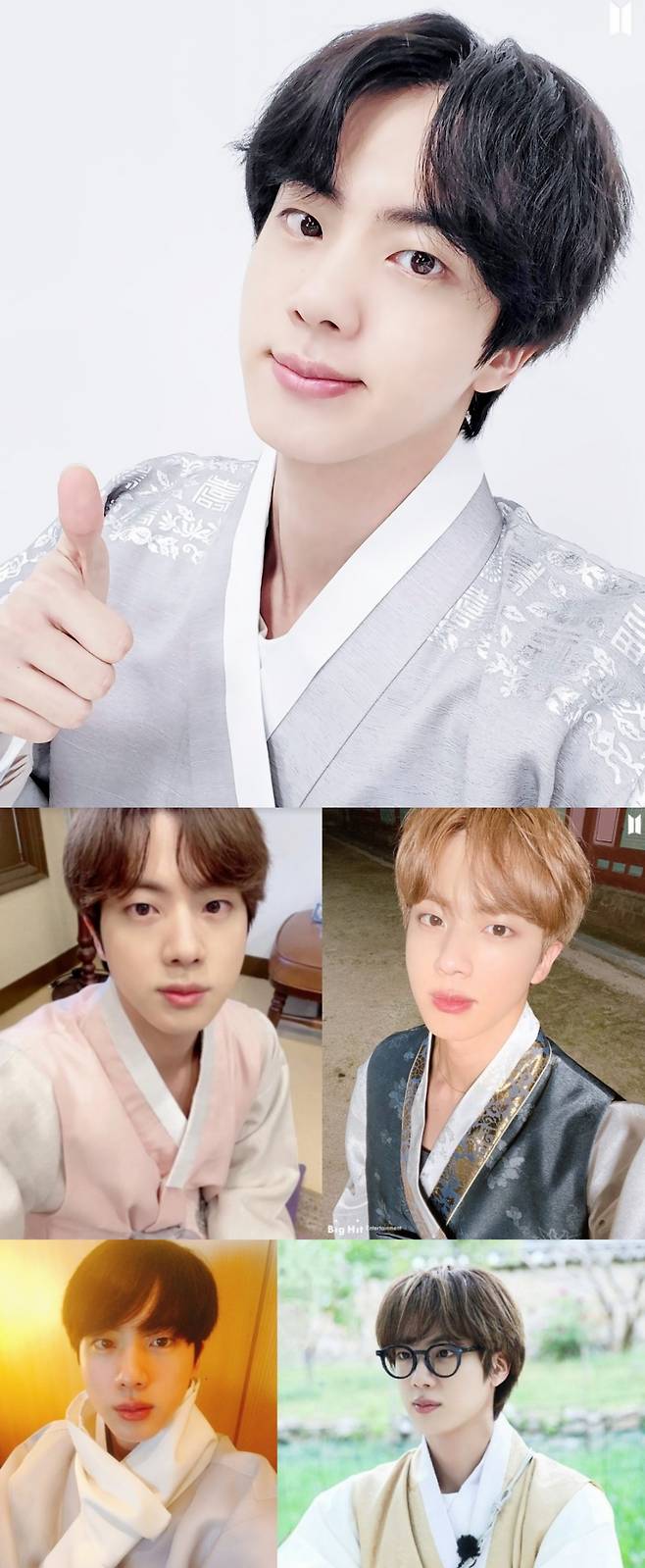 품격을 품었다..방탄소년단 진, 기품있는 아름다움..'김석진 美'