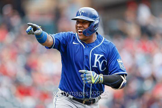 캔자스시티 포수 살바도르 페레즈. 사진=게티이미지
