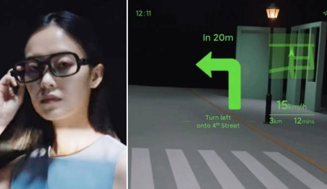 샤오미 스마트 글래스 컨셉 영상 [샤오미 유튜브 캡처]