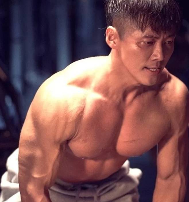 MBC 드라마 '검은태양'에 출연 중인 남궁민. 64kg정도였던 몸을 78kg까지 키웠다. [MBC 영상 캡처]