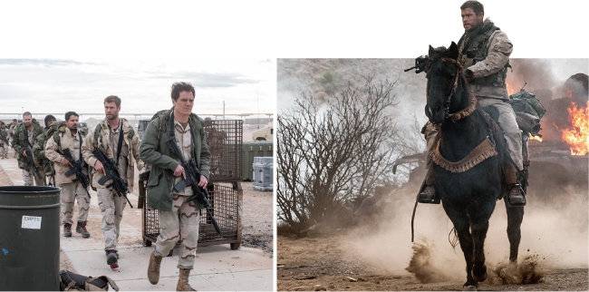 영화 ‘12솔져스’ 스틸컷. [㈜제이앤씨미디어그룹 제공]