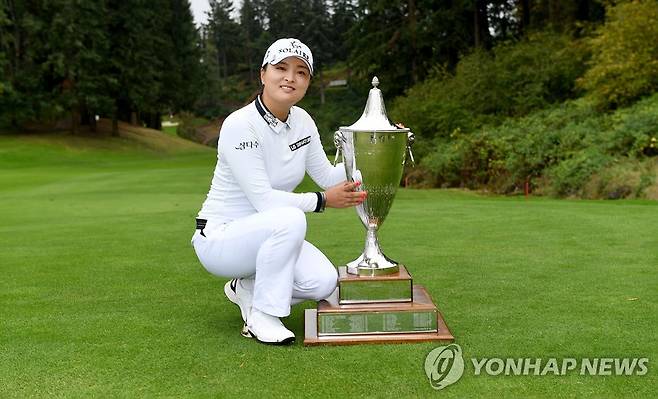 캄비아 포틀랜드 클래식 우승 당시 고진영 [게티이미지/AFP=연합뉴스]