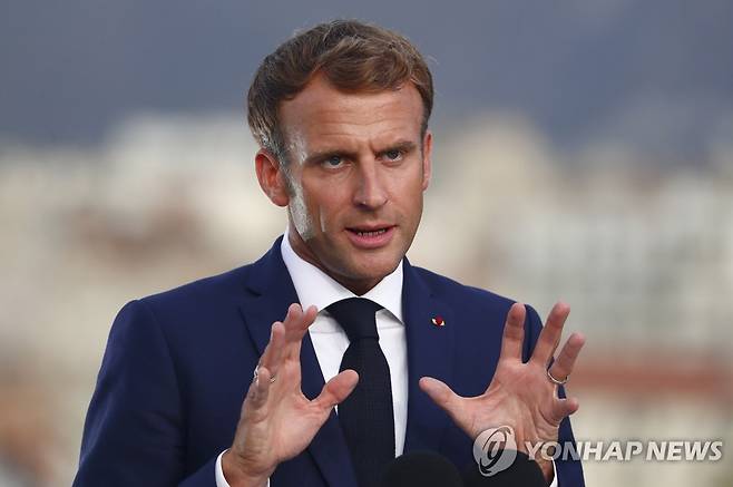 마크롱 프랑스 대통령 [EPA=연합뉴스 자료사진]
