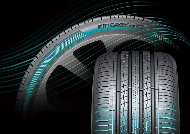 폭스바겐 ID.4에 공급하는 한국타이어 전기차 전용 타이어AS ev.