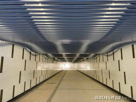 하남 미사강변도시 경정공원 입체화 연결통로. 사진제공=하남시