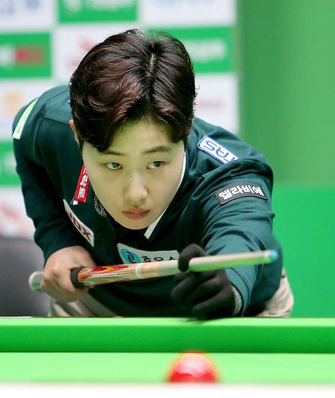 2년 연속 LPBA 추석대회 우승을 차지한 김세연. [사진 PBA]