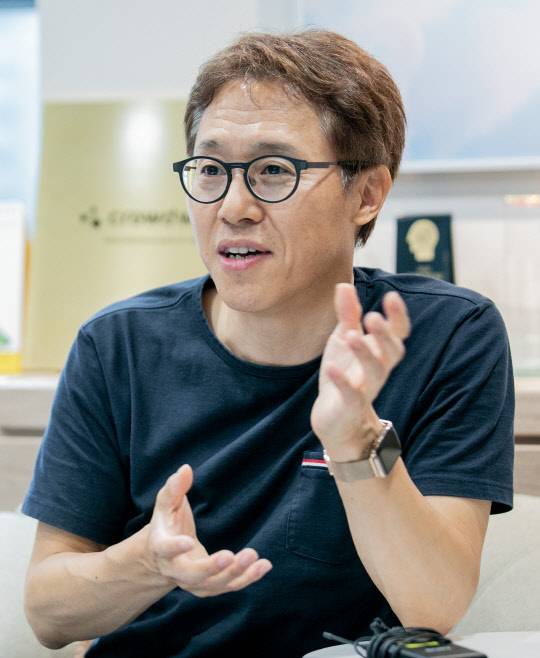 박민우 크라우드웍스대표이사 D파이오니어 인터뷰. 이슬기기자 9904sul@