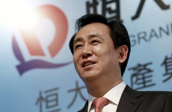 헝다 그룹 고속 성장의 배경엔 자수성가의 표본으로 불리는 창업주 쉬자인(徐家印) 회장이 있다. 로이터=연합뉴스