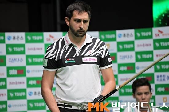 "TS샴푸 PBA챔피언십 2021" 결승전서 경기 중인 다비드 마르티네스.