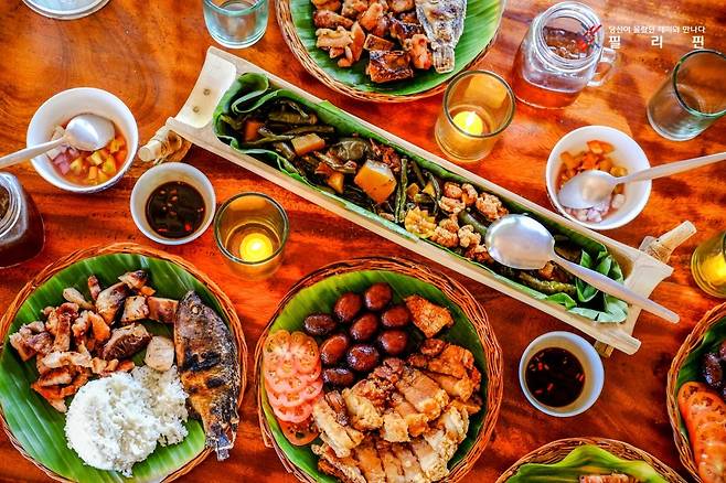 필리핀 미식 한상