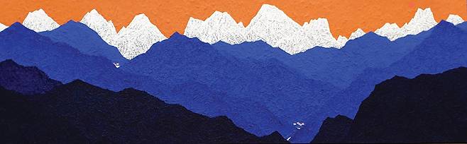 상그리라(170x54cm). 2021