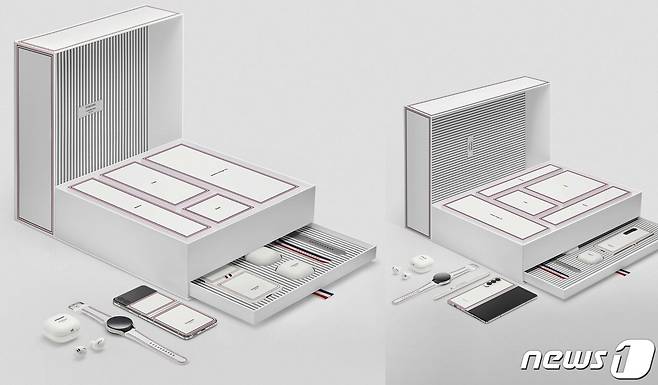 삼성전자가 이번 갤럭시Z폴드3와 갤럭시Z플립3와 함께 공개한 톰브라운 에디션은 지난 12일 하루 삼성닷컴에서 진행한 구매 응모에만 1만명 이상의 온라인 대기열이 발생하는 등 높은 인기를 끌었다.(삼성전자 제공) © 뉴스1