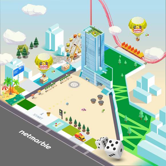 메타버스 채용 박람회 '넷마블 타운'. [사진=넷마블]