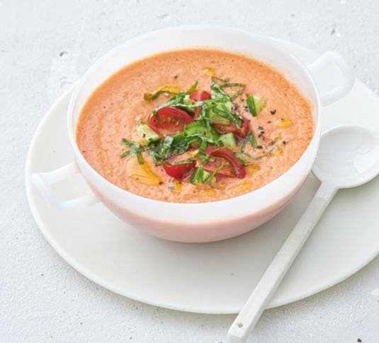 상큼한 방울토마토 바질 가스파초. 제공 중앙북스, 사진 김동하(Native Studios).