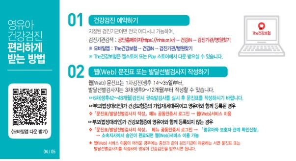 영유아 건강검진 편리하게 받는 법 [보건복지부 제공. 재판매 및 DB 금지]