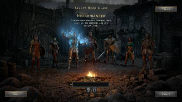 '디아블로2 레저렉션'의 플레이 화면. [사진=블리자드]