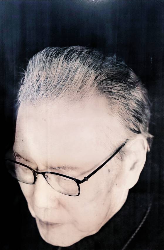 전용복·김용호 두 작가가 협업한 이어령 전 문화부 장관의 초상.
