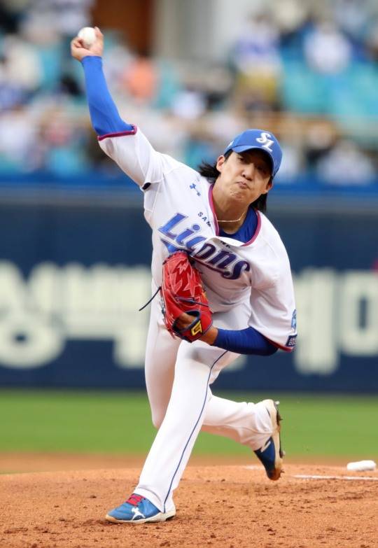 다승 공동선두인 13승투를 6이닝 무실점으로 장식한 원태인[삼성 라이온즈]