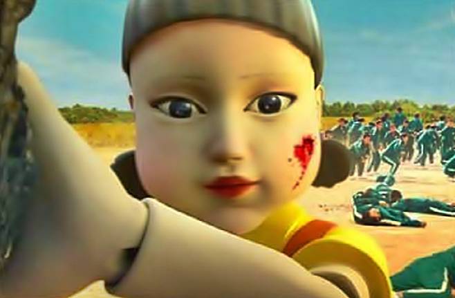 술래 인형 [사진=오징어 게임 캡처]