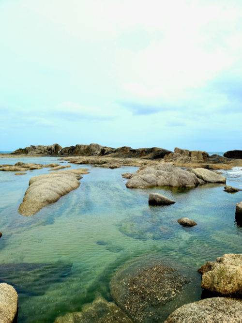 속초전망대 아래 영금정 바다