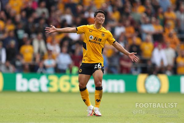 황희찬(울버햄턴원더러스). 게티이미지코리아&nbsp;