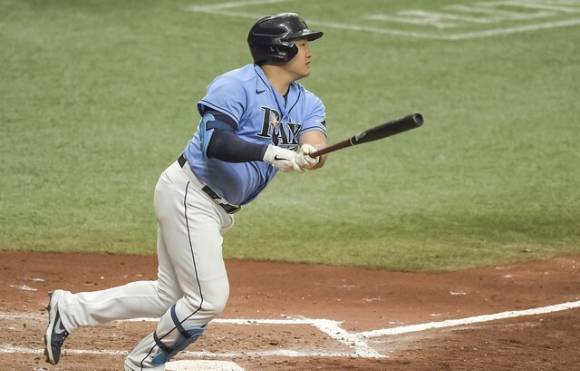 MLB 탬파베이에서 뛰고 있는 최지만은 26일(한국시간) 열린 마이애미와 홈 경기에 선발 출전했으나 5타수 무안타로 침묵했다. 반면 탬파베이는 마이애미에 7-3으로 이겨 3연승으로 내달렸다. [사진=뉴시스]