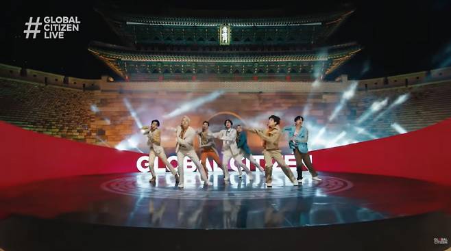 유튜브 ‘글로벌 시티즌 라이브’ 캡처