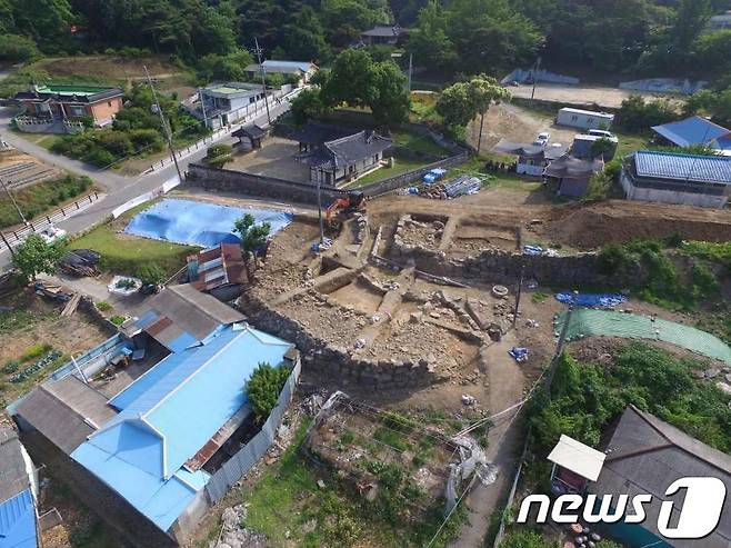 홍성군 결성읍성 동문지 성곽.(홍성군 제공).© 뉴스1