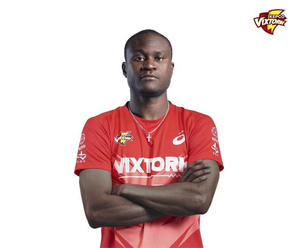 한국전력의 대체 외국인 선수 다우디 오켈로 [사진=한국전력 배구단]