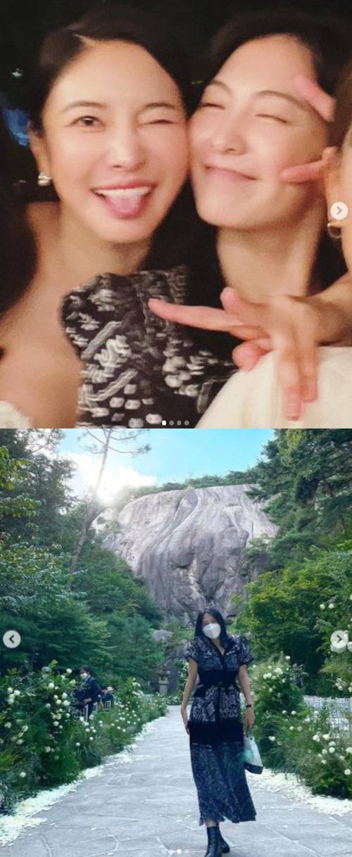 강지영 사촌언니 NS윤지 축하 사진=강지영 인스타그램