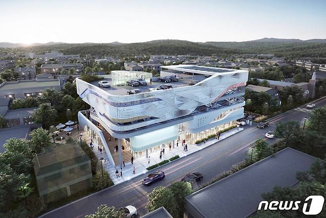 괴산읍 도시재생 허브센터 조감도.(괴산군 제공)© 뉴스1