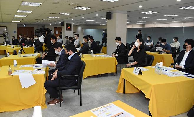 2021-2022 KB바둑리그 선수 선발식 전경 [한국기원 제공. 재판매 및 DB 금지]