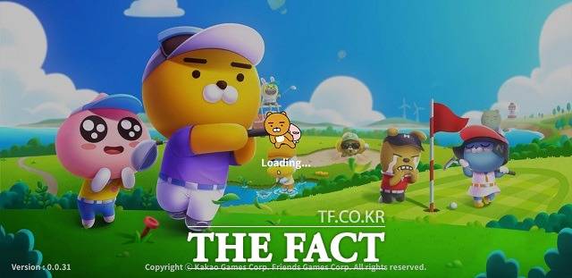 프렌즈게임즈가 개발한 신작 '프렌즈샷: 누구나골프'는 카카오프렌즈 지식재산권을 활용한 모바일 캐주얼 게임이다. /게임 캡처