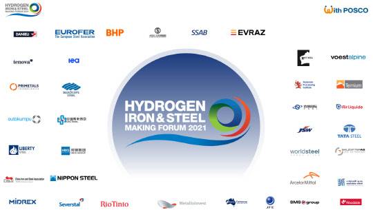 HyIS 2021 국제 포럼로고. <포스코 제공>