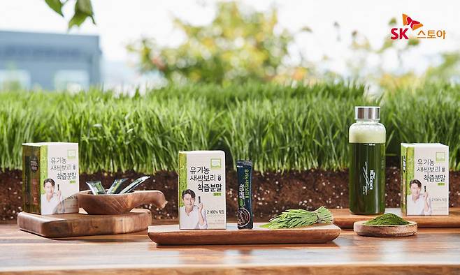 SK스토아 유기농 새싹보리 착즙분말 원데이