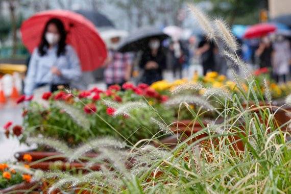 기상청은 오늘 전국에 최대 70mm의 비가 올 것으로 예보했다. /사진=뉴스1