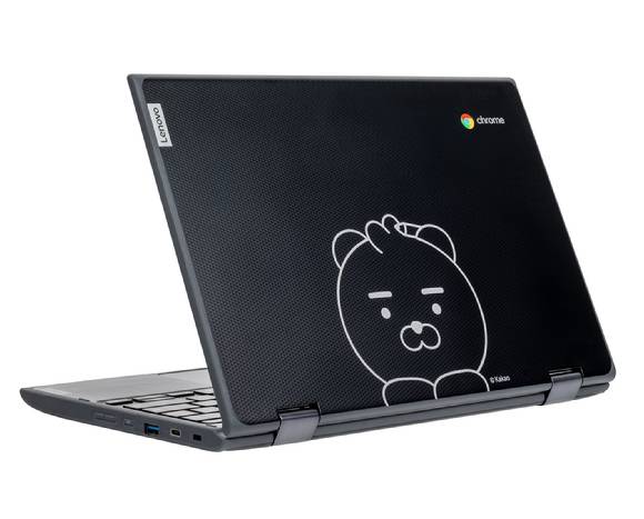 레노버 리틀카카오프렌즈 크롬북 [사진=한국레노버]